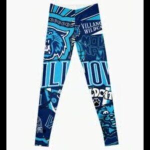Villanova wildcats college print leggings